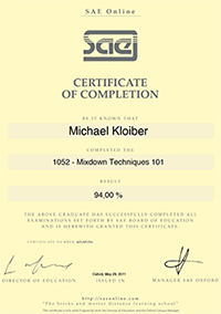 SAE Certification
